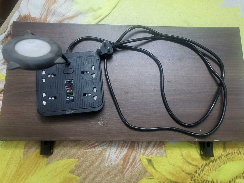 Desk LED Lamp With Multi Socket