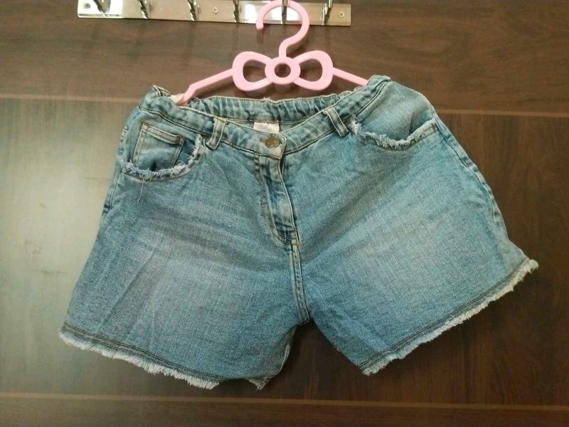 Denim Cut-Off Shorts