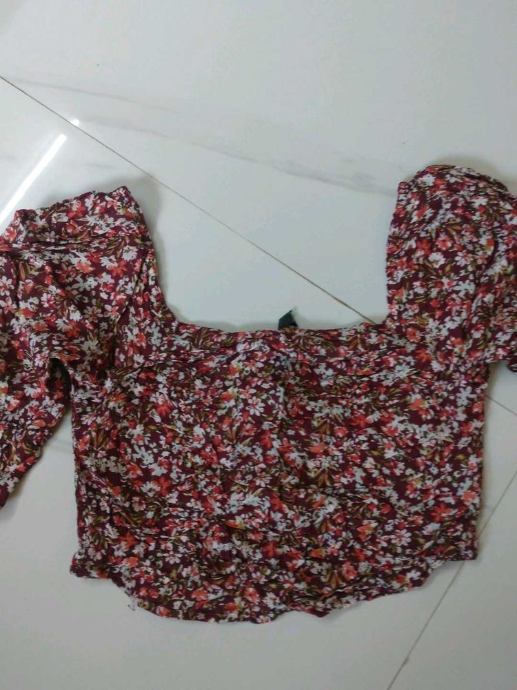 Floral Print Top