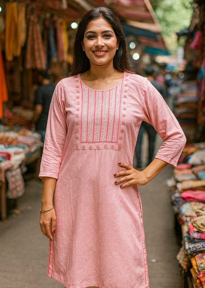 Beautiful Pure Cotton Kurti For You To Style 💕🌸