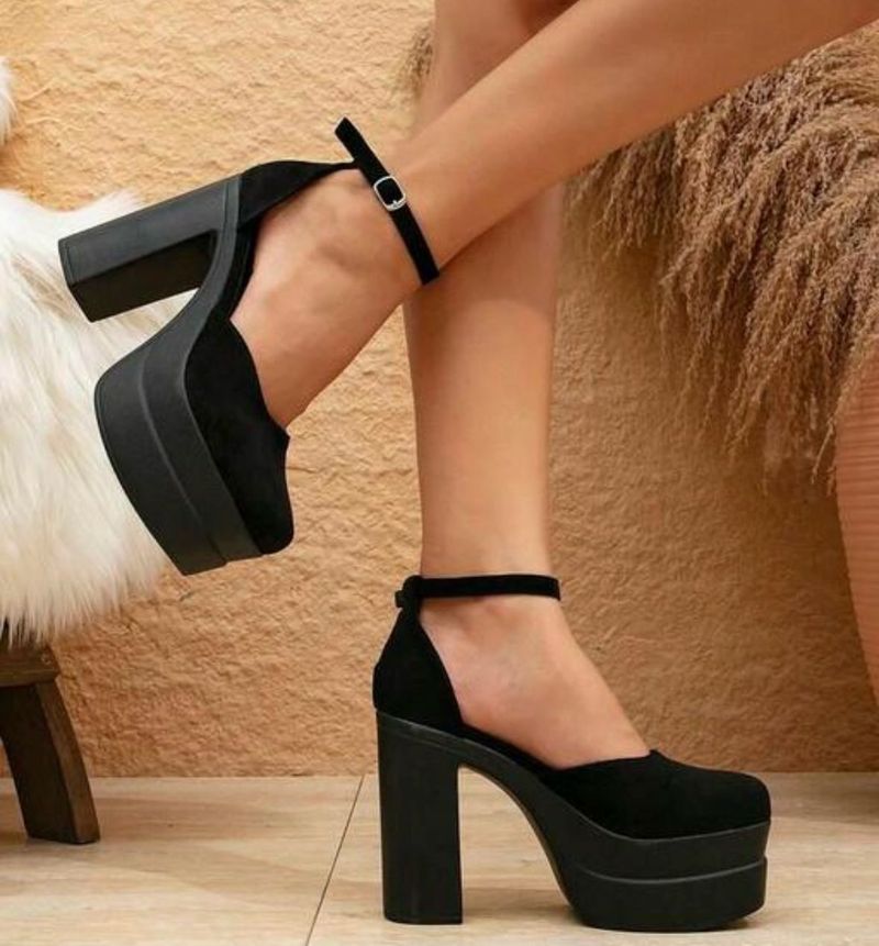 Black Platform Heels