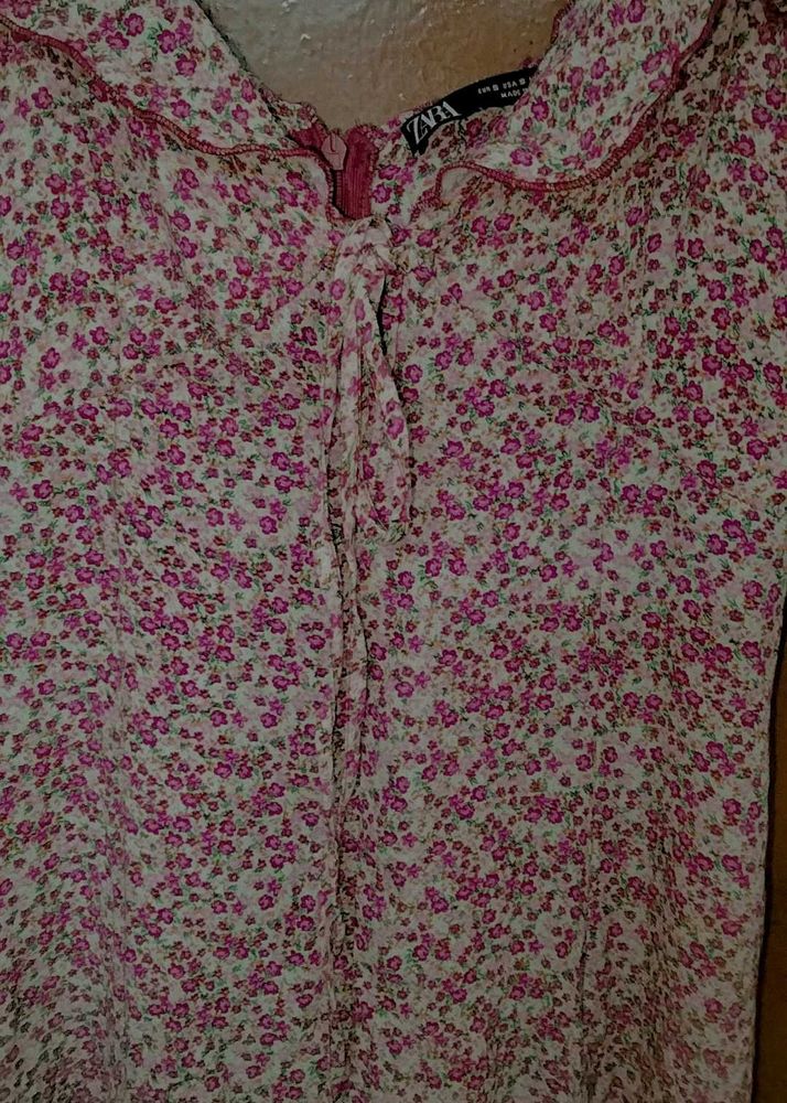 Zara Floral Blouse