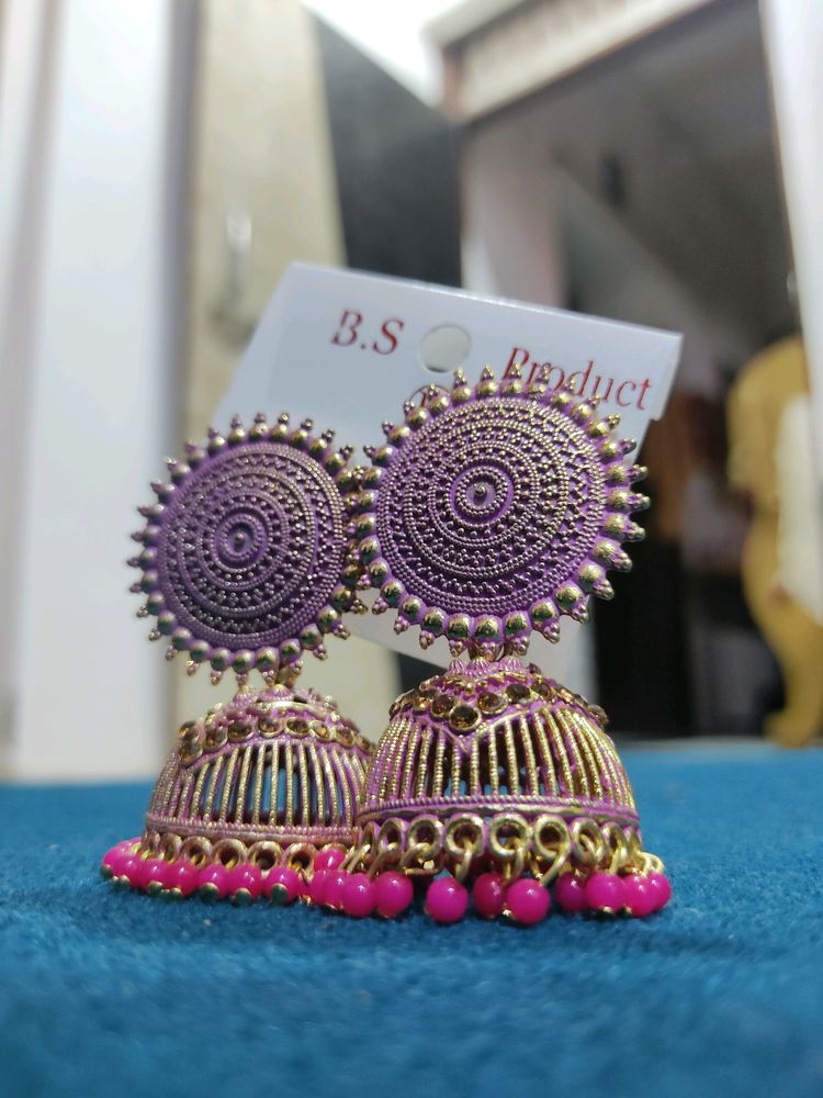 Beautiful Oxidised Jhumkas 😍