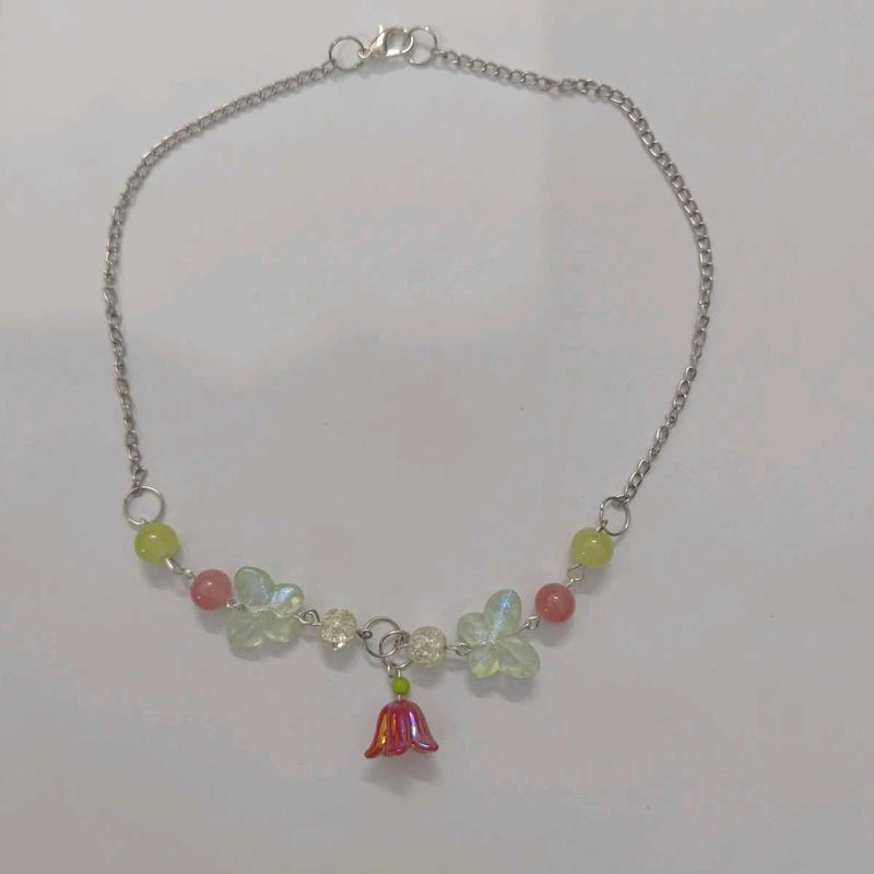 Flower Bead Necklace