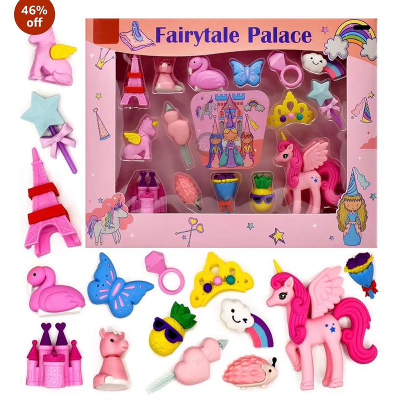 Fairytale Eraser Set