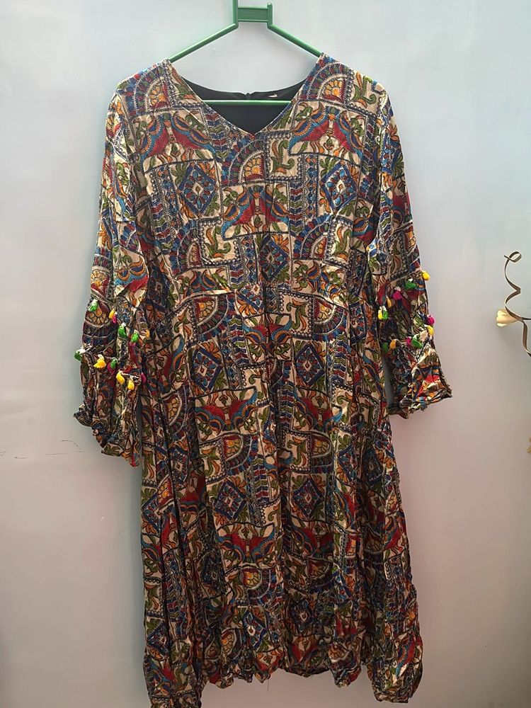 Multi-Color Indowestern Midi