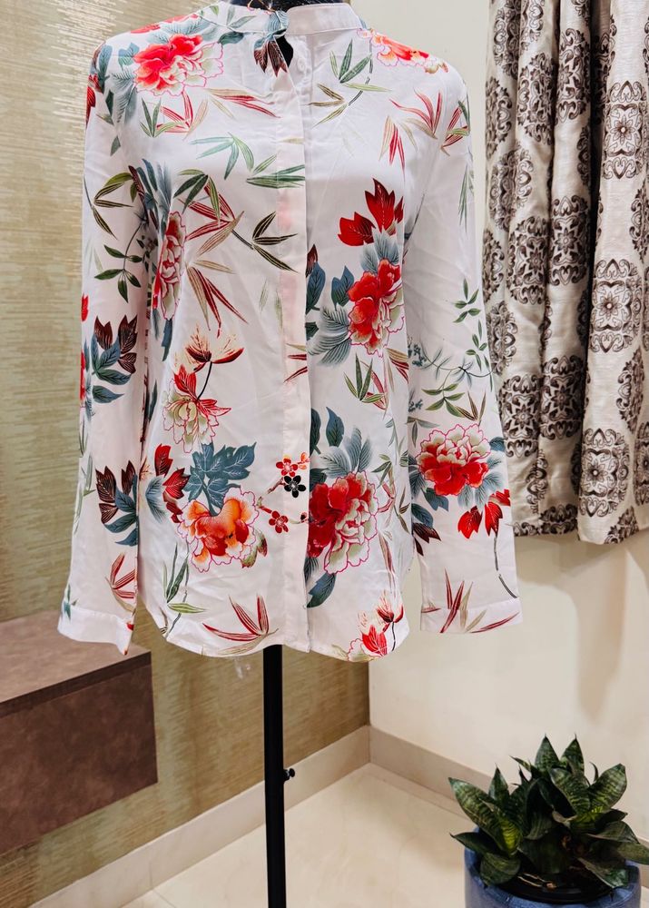 Floral Print Shirt Regular Fit
