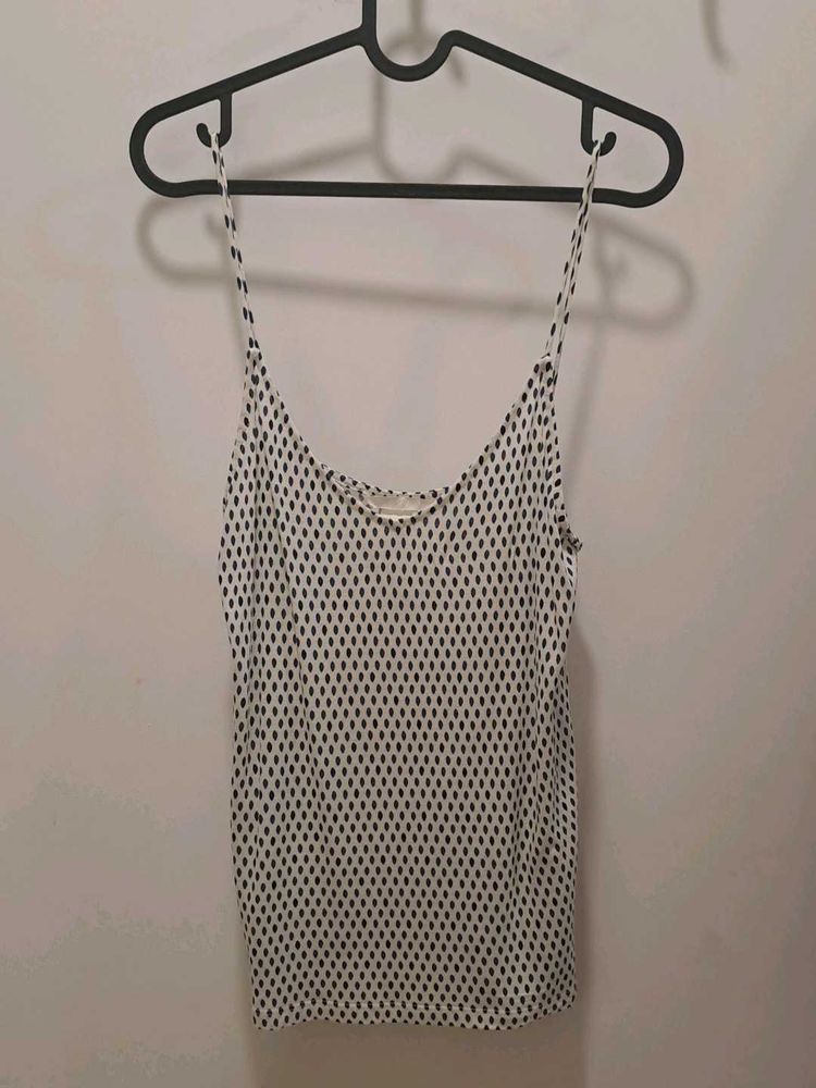 Cute White and Blue Tank Top