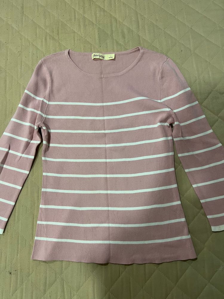 Striped Long Sleeve Top