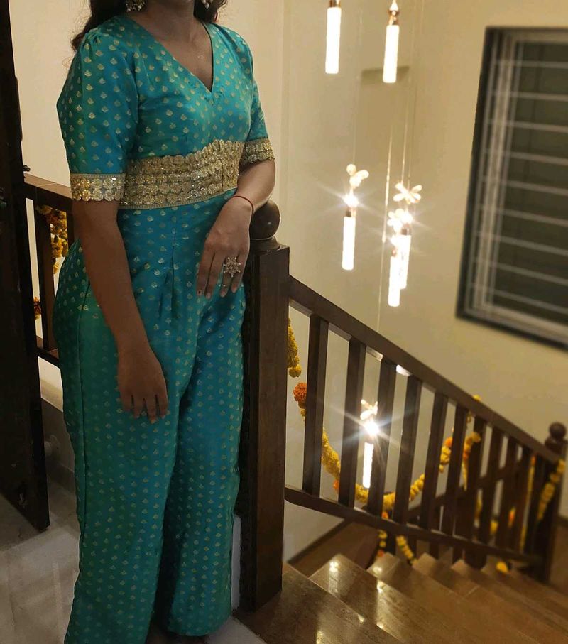 A Customized Designer Ethnic Jumpsuit