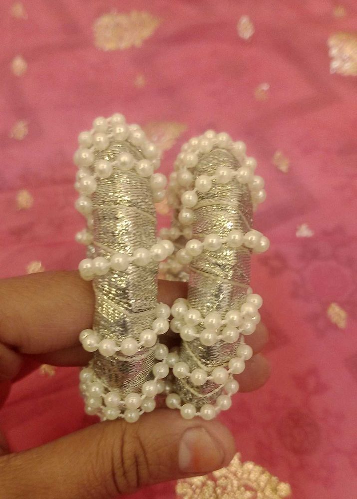 Pearl Beaded Bangles