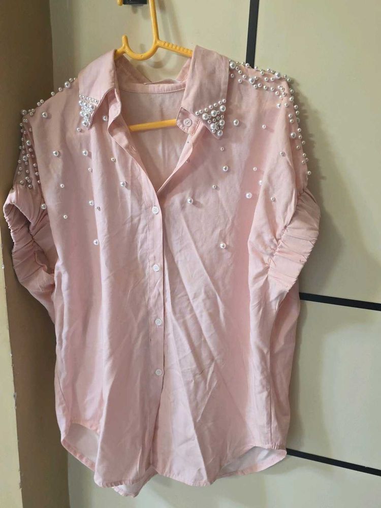 Pearl Stylish Pink Shirt