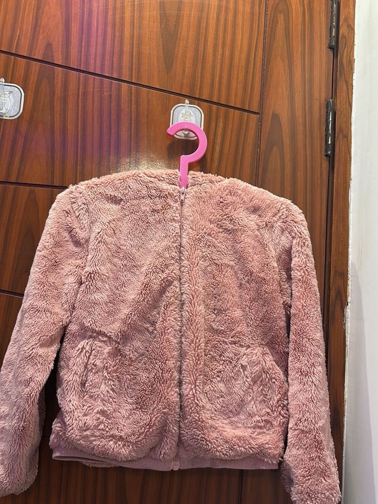 Cozy Pink Fleece Jacket