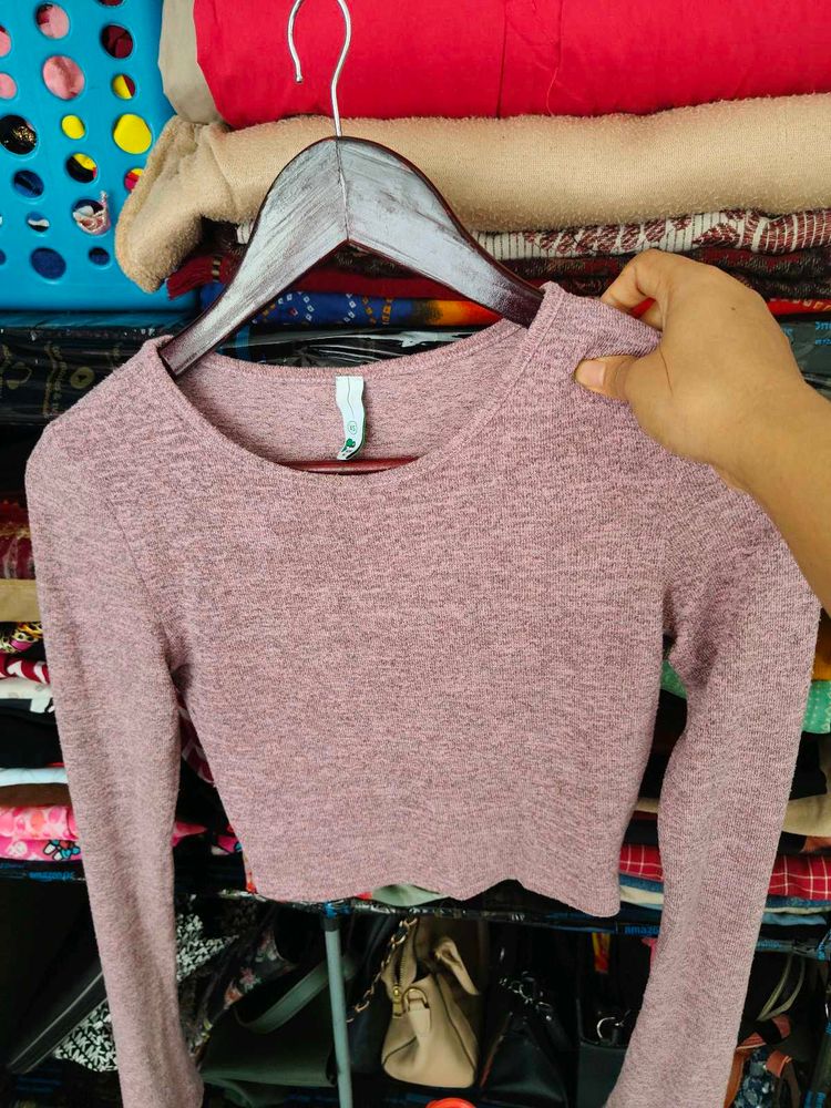 New Me Pink Long Sleeve Top
