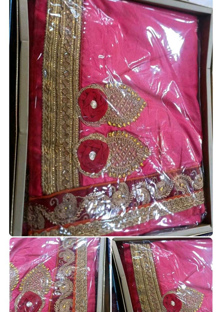 Elegant Pink Saree