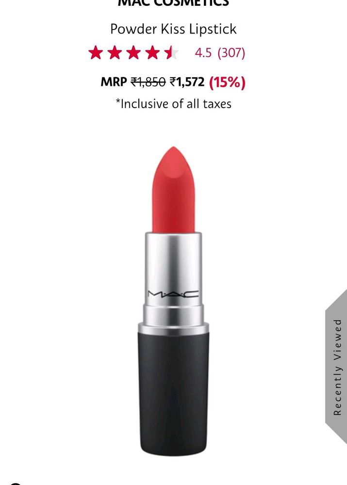 MAC Powder Kiss Lipstick