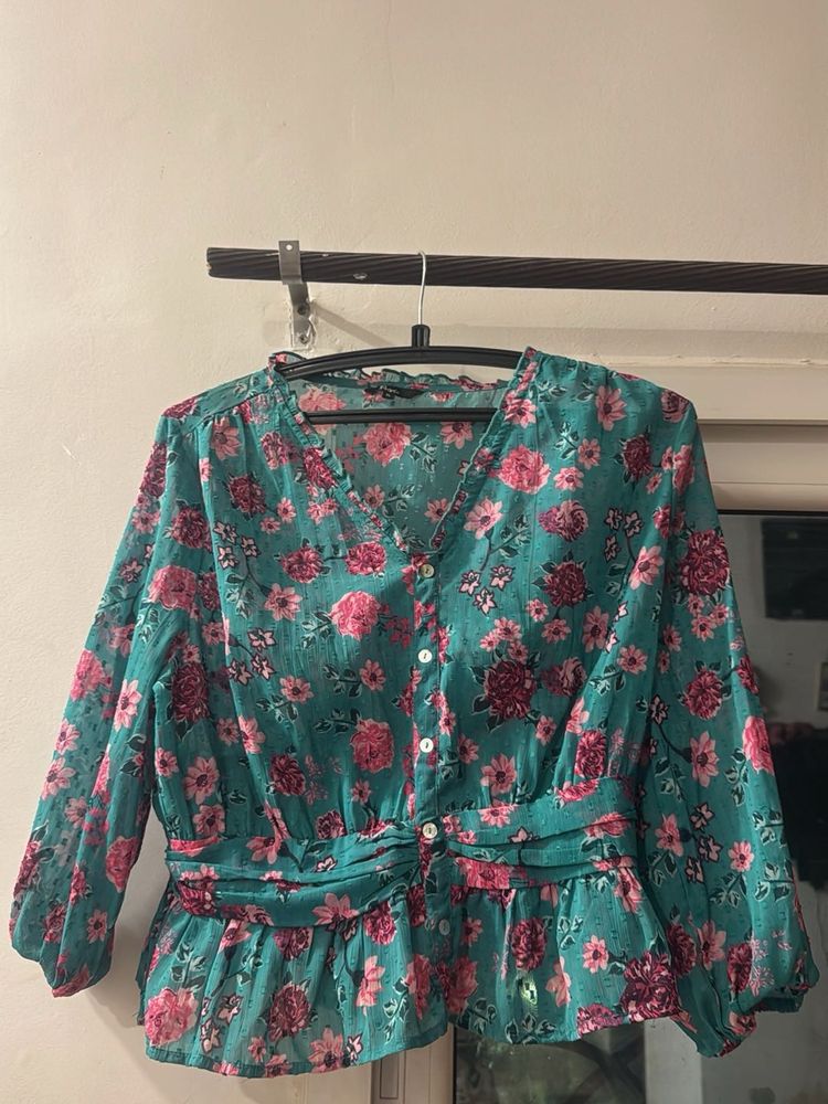 Floral Print Blouse
