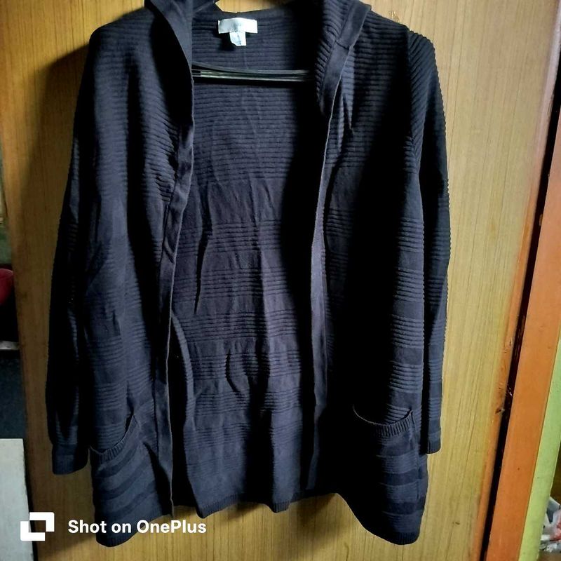 Hooded Knit shrug/Cardigan