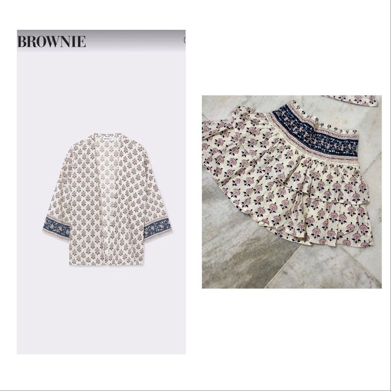 Brownie Skirt &amp; Kaftan Set