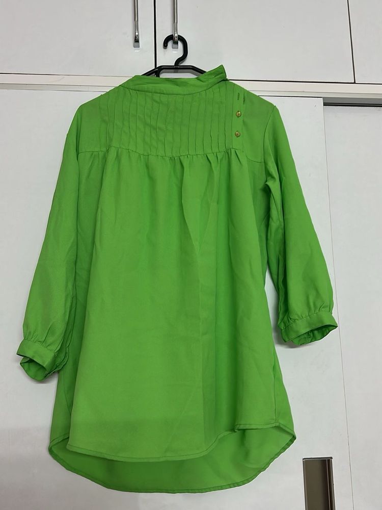 Green Tunic Top