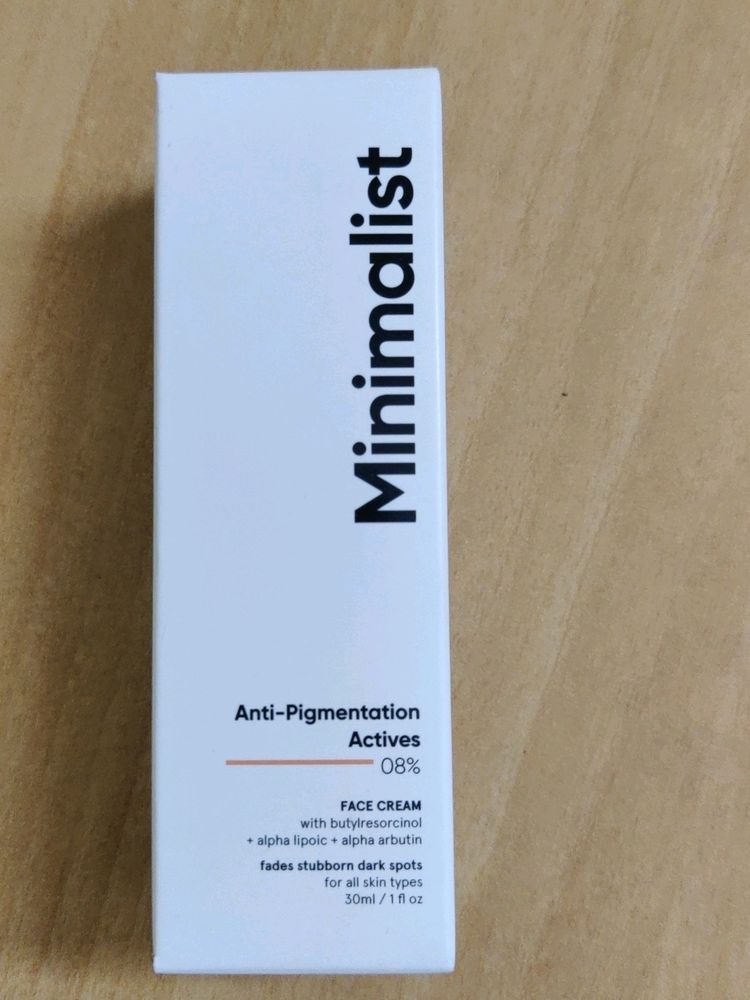 Minimilist Anti Pigmentation Cream