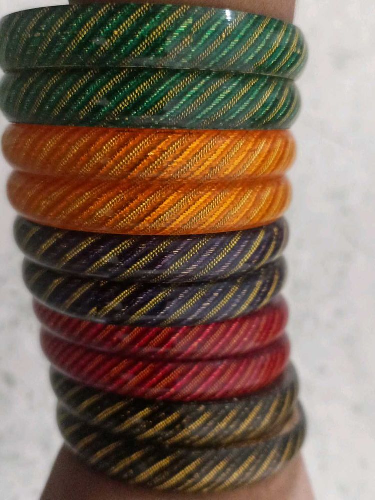 Colorful unbreakable Bangle Set