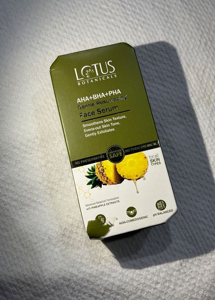 Lotus Botanicals AHA+BHA+PHA Face Serum