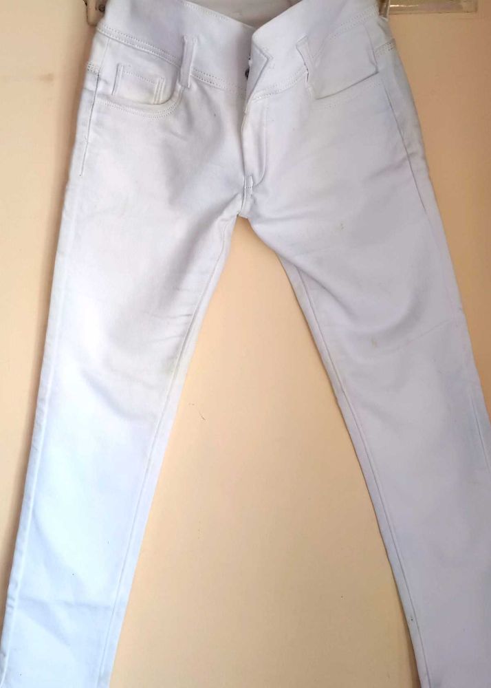 White Denim Jeans
