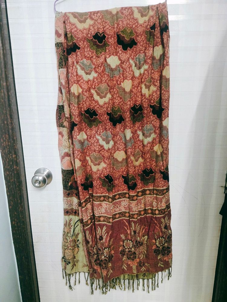 Floral Tapestry Scarf/ Stole/ Dupatta