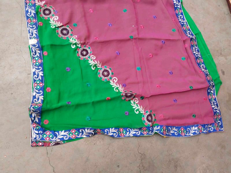Embroidered Saree. Offer Price