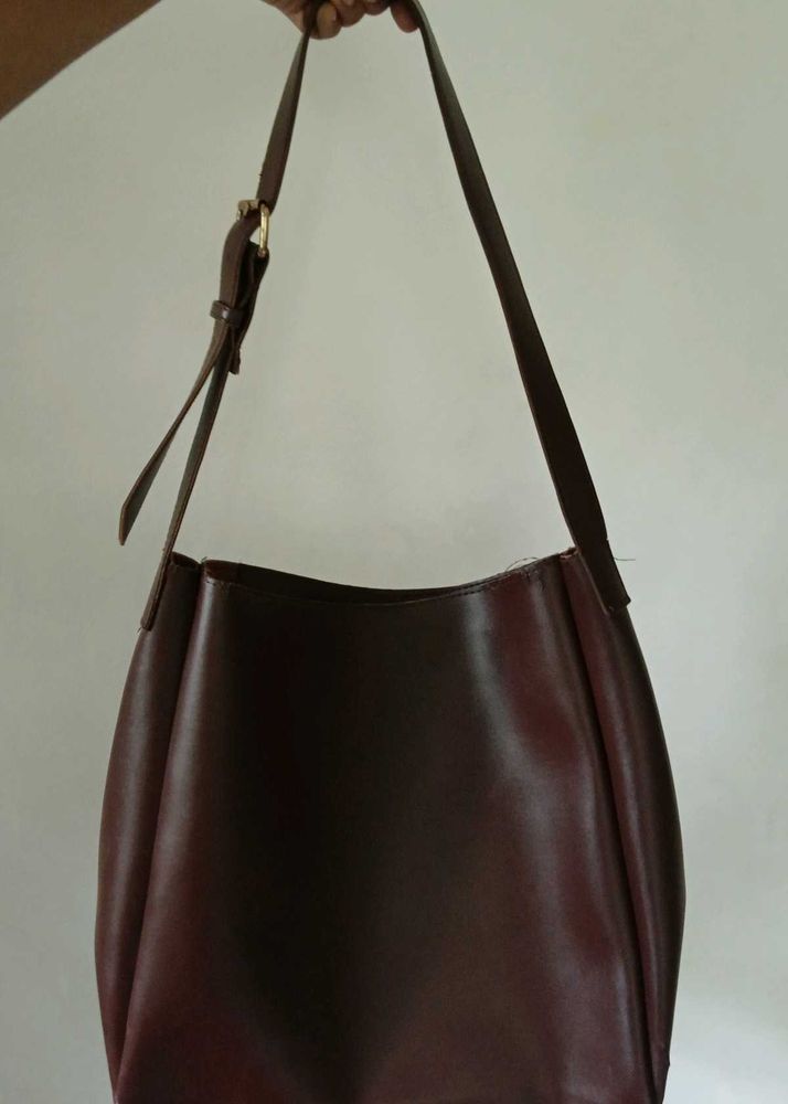 Coffee Brown Shoulder Bag