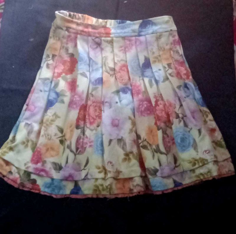 A Floral Skirt