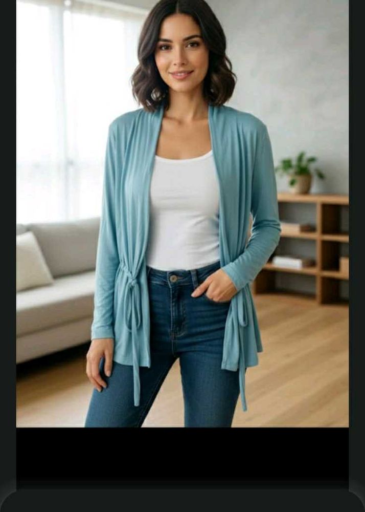 Final Price WOMEN&#39;S Light Blue SHRUG