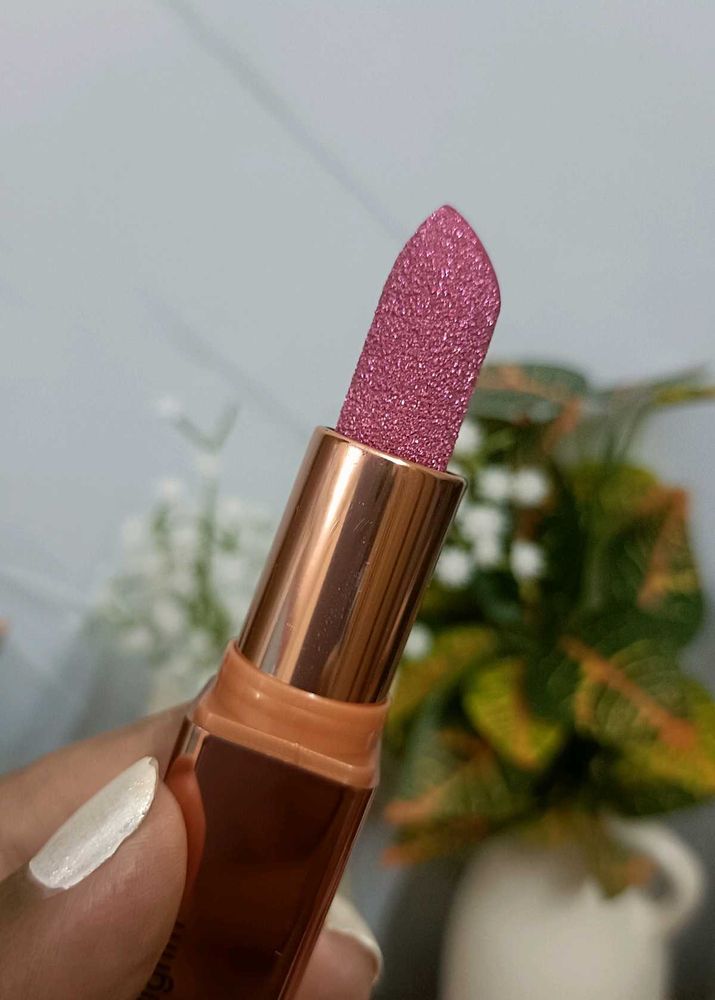 Sparkly Pink Lipstick