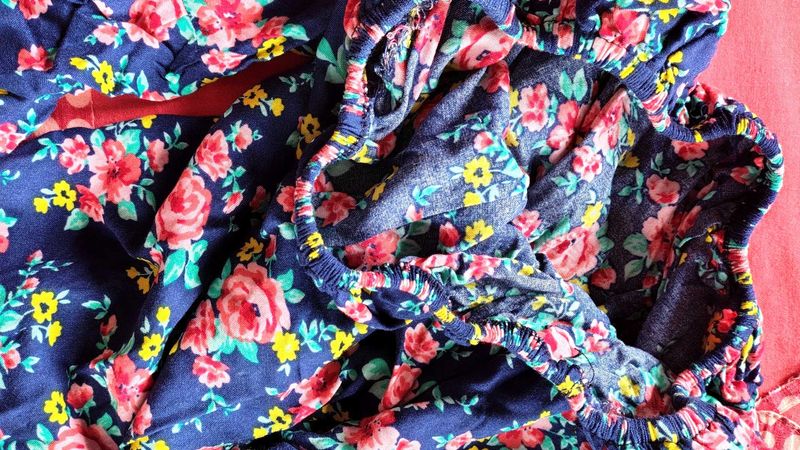 Floral Print Skirt