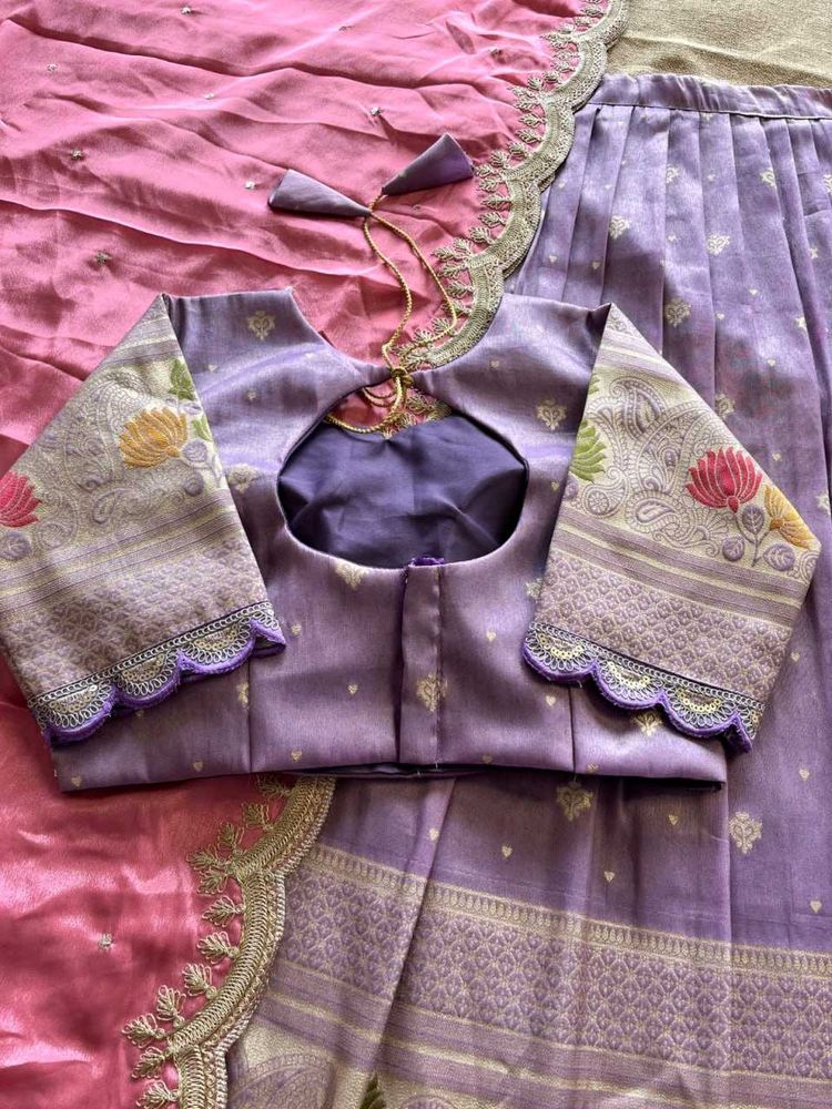 Lavender Lehenga Choli Set