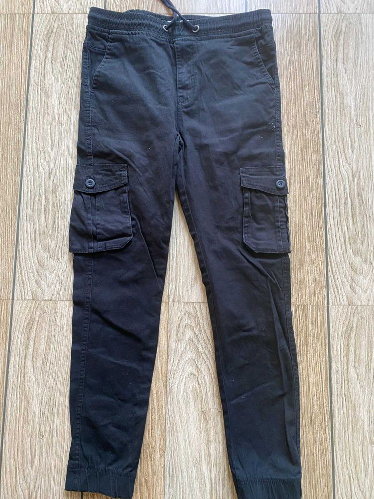 Stylish Black Cargo Pants
