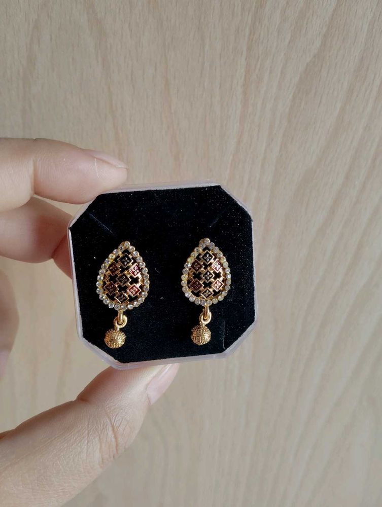 DAILY WEAR GOLDEN EARRINGS 😻
