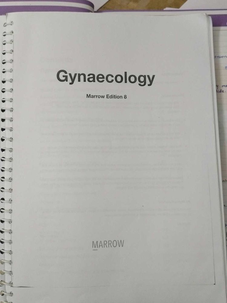 Gynaecology Marrow Edition 8