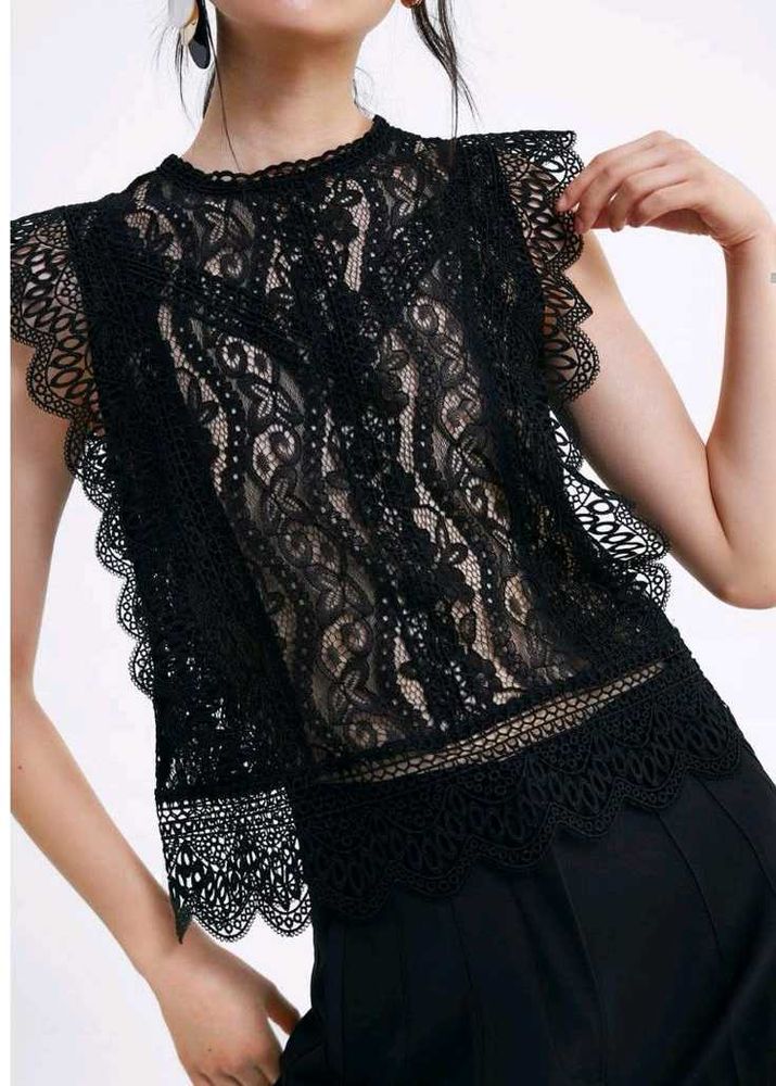 Lace Detail Top