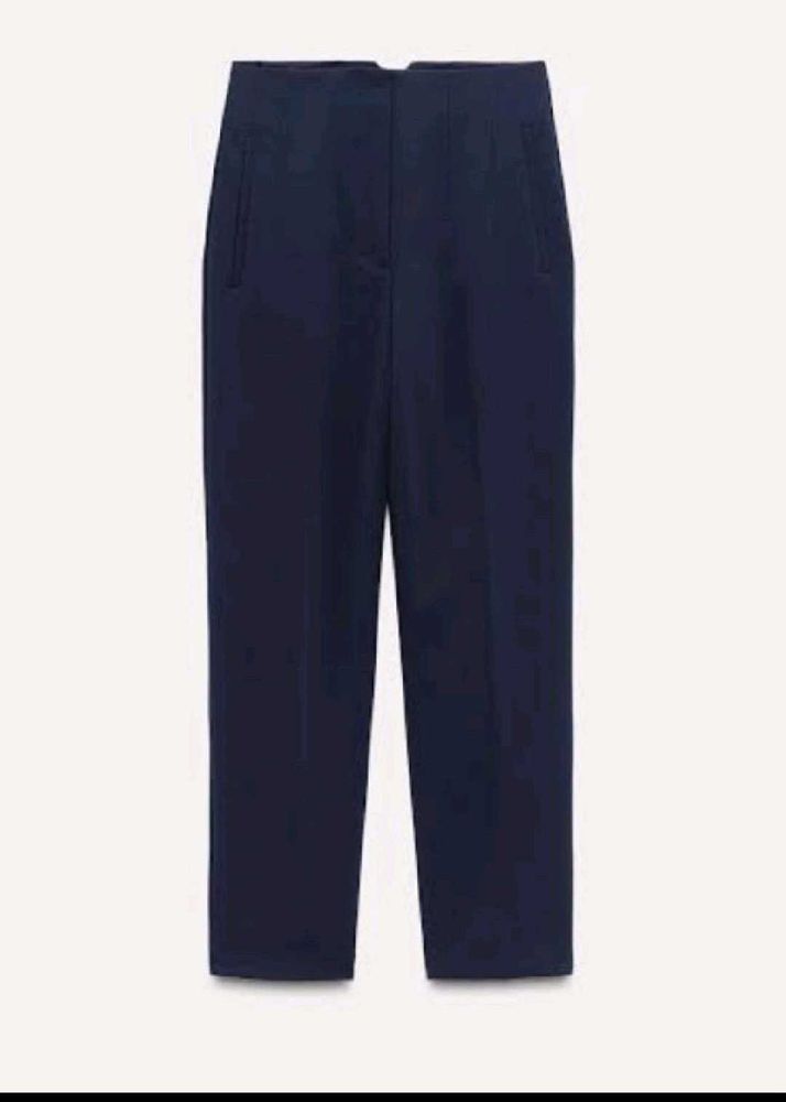 Zara high waisted pleated pants