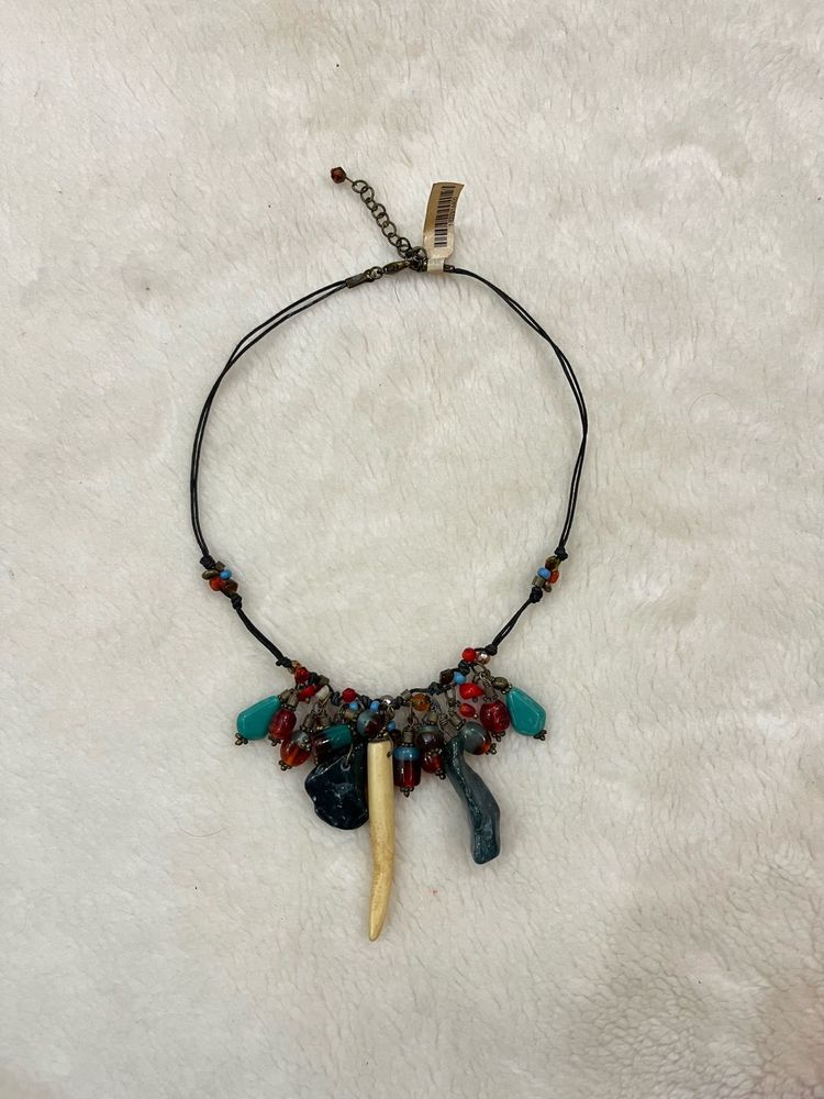 Beaded Boho vintage Necklace