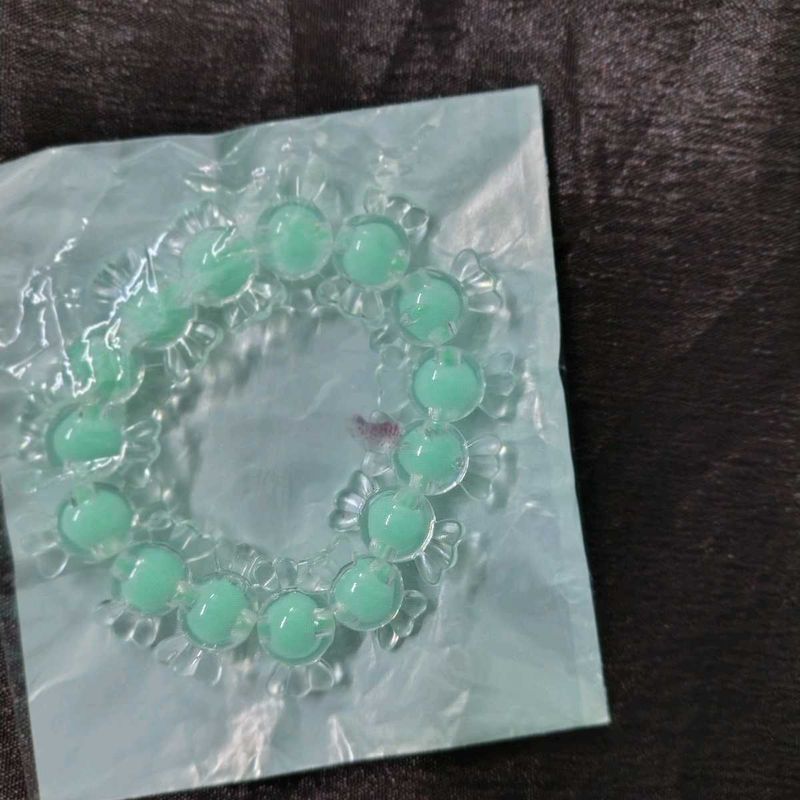 Mint Green Beaded Bracelet