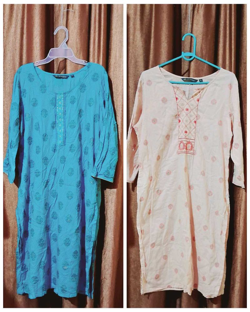 Combo Of 3 Branded Kurti Size 36 Inches