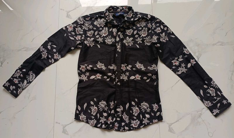 Floral Print Casual Shirt