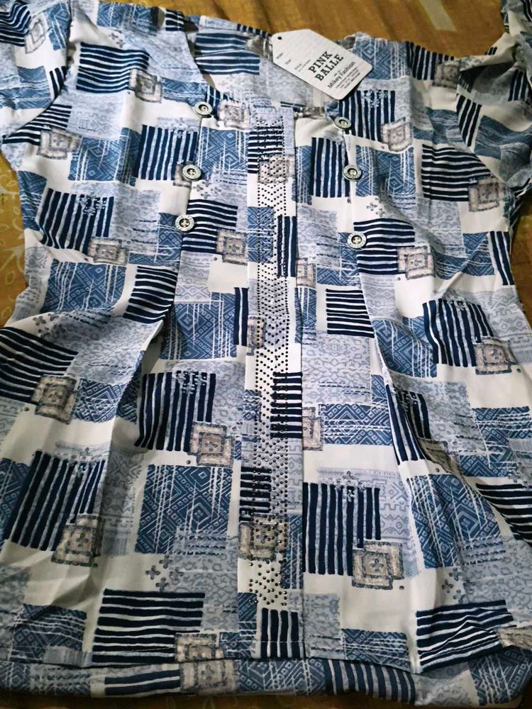 women tops new design printed for multi colour 38