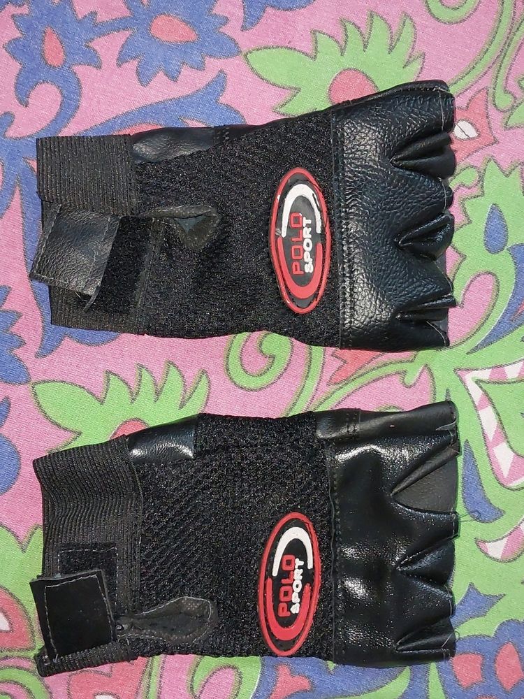 Leather Gloves (Bicycling, Weights, Etc)  For Bothe Women And Men.