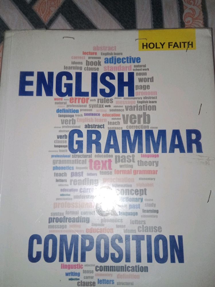 Holy Faith English Grammar Book For Class 9 And 10