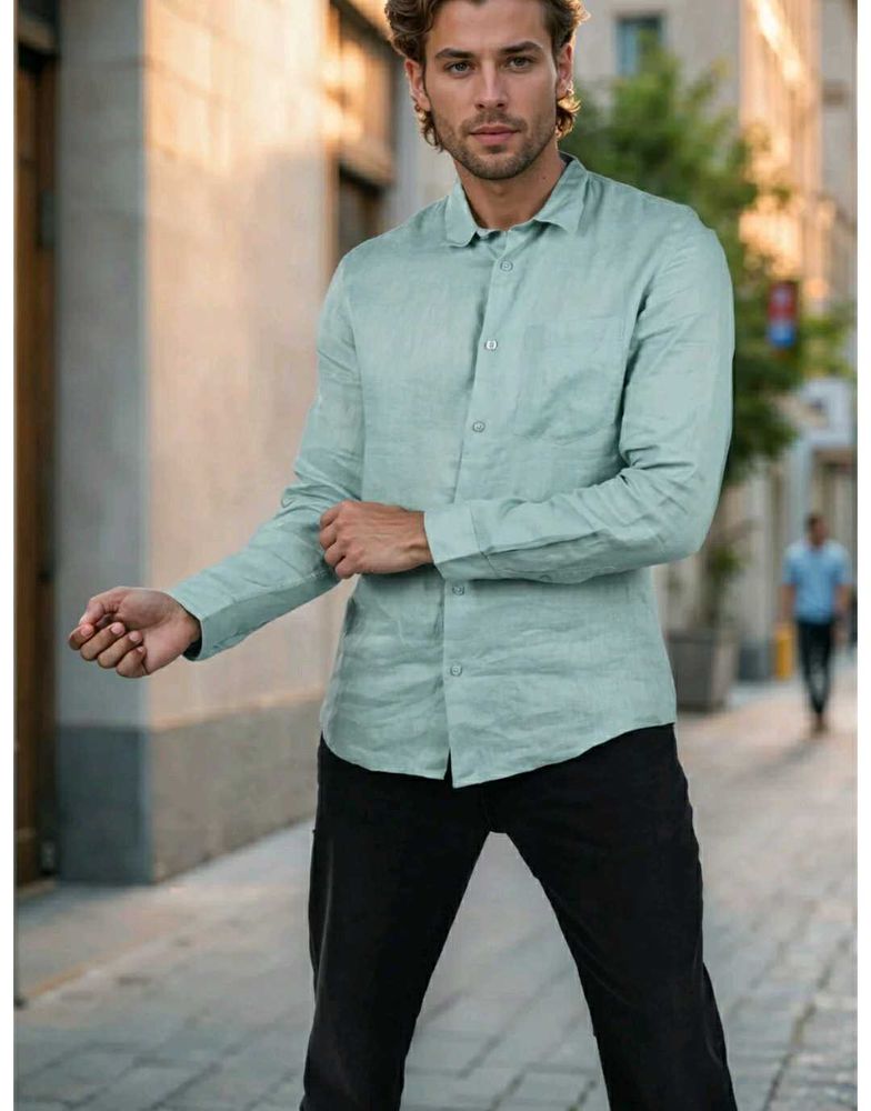 Celio Linen Men&#39;s Shirt