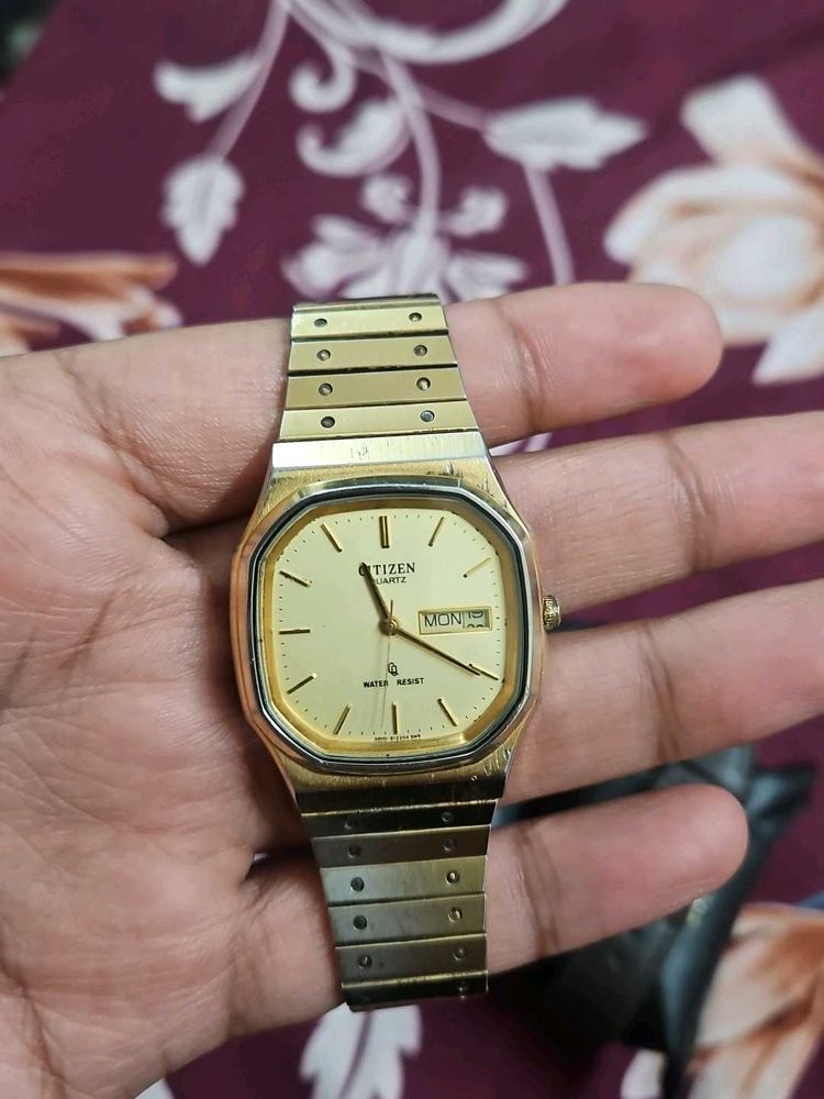 Citizen Quartz Water Resist Watch From Japan
